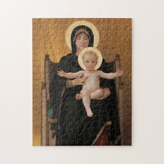 Maagd en kind legpuzzel (Verticaal)
