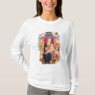 Maagd en kind met engel-musici en heiligen t-shirt