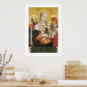 Maagd en kind met heiligen Paul en Jerome Poster (Keuken)