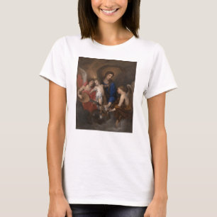 Maagd en kind met muziek die Angels maken T-shirt