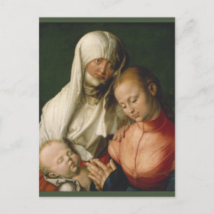 Maagd en kind met Saint Anne van Durer Briefkaart