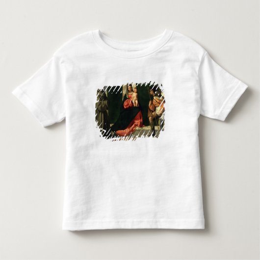 Maagd en kind met St. Anthony van Padua Kinder Shirts (Voorkant)