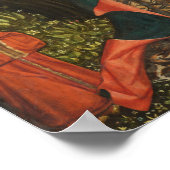 Maagd en kind op een Crescent Moon uit Destna Poster (Hoek)