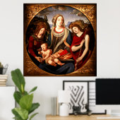 Maagd en kind poster (Thuiskantoor)