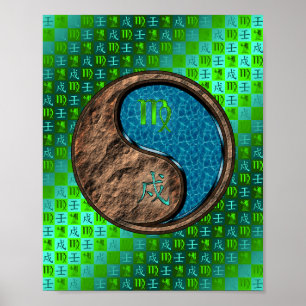 Maagd en Waterhond Poster