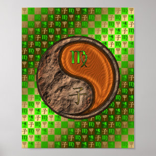 Maagd & Hout Rat Poster