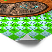 Maagd & Hout Slang Poster (Hoek)