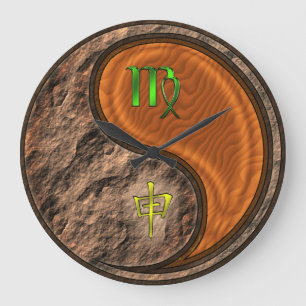 Maagd & Houten Aap Grote Klok
