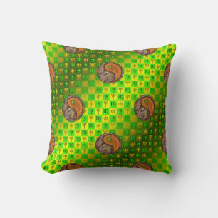 Maagd & Houten Aap Kussen