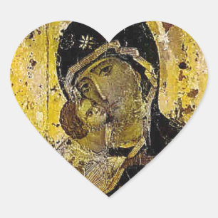 Maagd Kiev Oekraïens Icon Madonna Hart Sticker