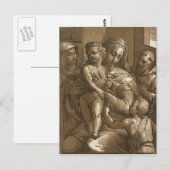 Maagd, Kind en Heiligen briefkaarten (Voorkant / Achterkant)