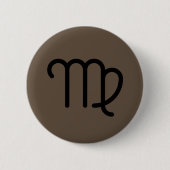 Maagd Knop Ronde Button 5,7 Cm (Voorkant)