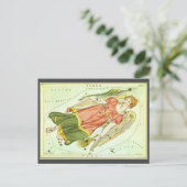 Maagd Maagd  Constellatie Urania's Mirror Briefkaart (Staand voorkant)