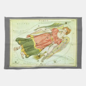 Maagd Maagd  Constellatie Urania's Mirror Theedoek (Horizontaal)