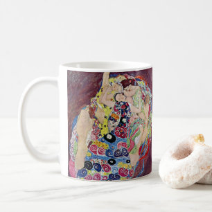 Maagd (Maagd), Gustav Klimt, Vintage Art Nouveau Koffiemok