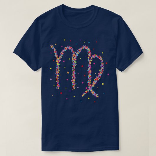 Maagd Maagd Zodiac Astrologie Gift T-shirt (Design voorkant)