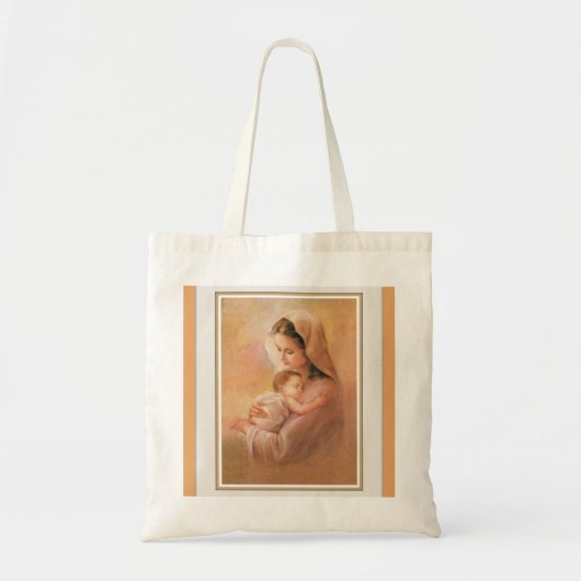 Maagd Madonna Mary met Jezus Kind Tote Bag (Voorkant)