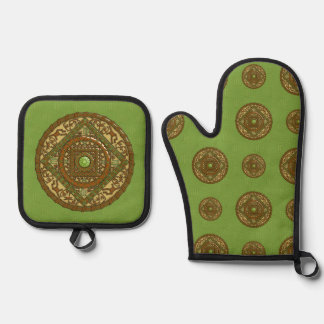 Maagd Mandala Ovenwant & Pannenlap Set