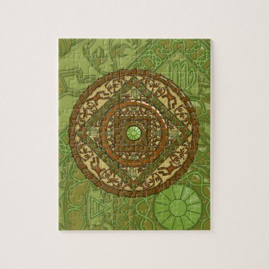 Maagd Mandala Puzzel (Verticaal)