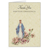 Maagd Maria bedankt medeleven (Voorkant)