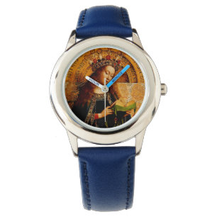 Maagd Maria door Jan van Eyck Horloge