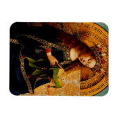 Maagd Maria door Jan van Eyck Magneet (Horizontaal)