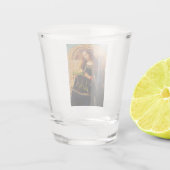 Maagd Maria door Jan van Eyck Shot Glas (Achterkant)