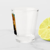 Maagd Maria door Jan van Eyck Shot Glas (Rechts)