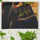 Maagd Maria door Jan van Eyck Theedoek (Gevouwen)