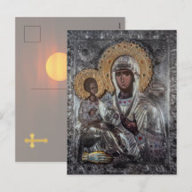 Maagd Maria Drie-Handen Icoon Religieus