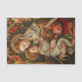 Maagd Maria en Baby Jesus 2 Decoupage papier (Voorkant)