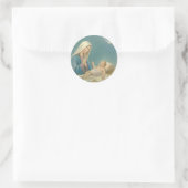 Maagd Maria en Baby Jesus Ronde Sticker (Tas)