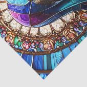 Maagd Maria en Baby Jezus Glas in lood Tissuepapier (Detail)