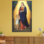 Maagd Maria en de Baby Jesus Religious Canvas Afdruk (Insitu (Woonkamer))