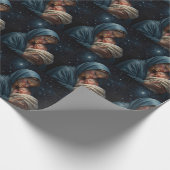 Maagd Maria en Jezus Christus Kerstmis Geboorte Cadeaupapier (Hoek)