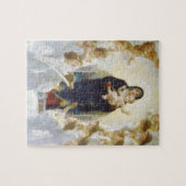 Maagd Maria en Jezus met engelen Legpuzzel (Horizontaal)