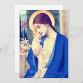Maagd Maria en Kind door Marianne Stokes Bedankkaart (Voorkant / Achterkant)