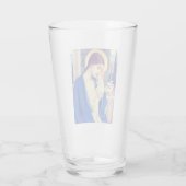 Maagd Maria en Kind door Marianne Stokes Glas (Achterkant)