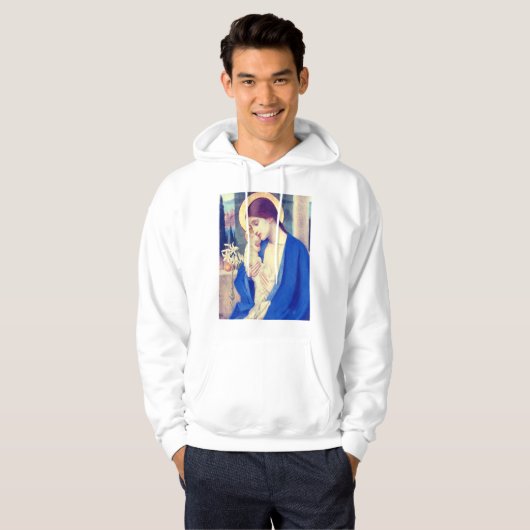 Maagd Maria en Kind door Marianne Stokes Hoodie (Voorkant volledig)