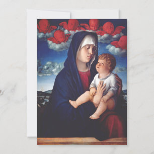 Maagd Maria en Kind Klassieke Religieuze Kunst Bedankkaart