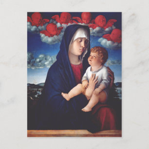 Maagd Maria en Kind Klassieke Religieuze Kunst Briefkaart