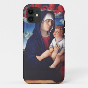Maagd Maria en Kind Klassieke Religieuze Kunst iPhone 11 Hoesje