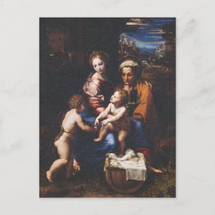 Maagd Maria en Kind met Johannes de Doper Briefkaart