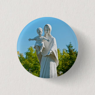 Maagd Maria en kindje Jezus in Remagen Ronde Button 3,2 Cm