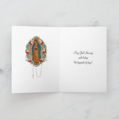 Maagd Maria Guadalupe Religieus Katholiek Kaart (Binnen)