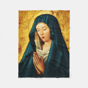 Maagd Maria Hodegetria Byzantijns-Katholieke icoon Fleece Deken