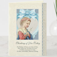Maagd Maria Jezus Denken aan je gebed
