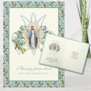 Maagd Maria Jezus Katholieke Gebeds Religieuze Kaa Kaart