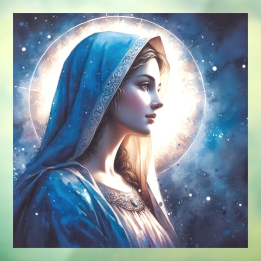 Maagd Maria Jezus Raamsticker (Vel 3)