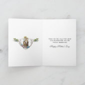 Maagd Maria Jezus Religieuze berg Karmel Kaart (Binnen)